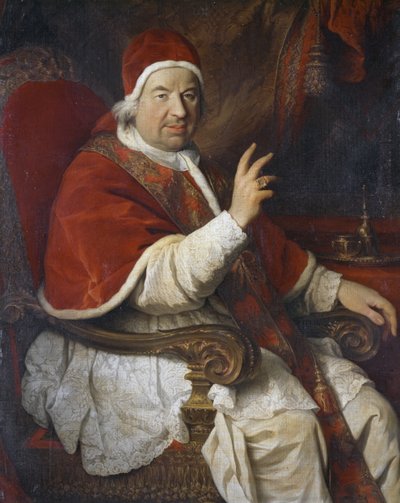 Porträt von Papst Benedikt XIV. von Pierre Subleyras