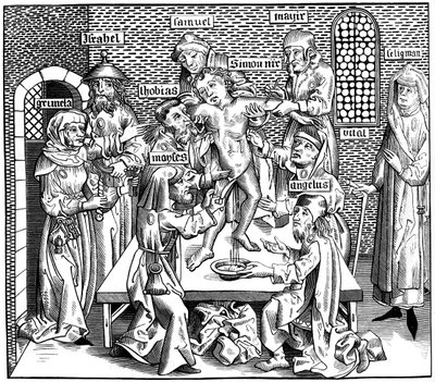 Das Martyrium von Simon von Trient, 1493, 1849 von Pierre Wolgmuth