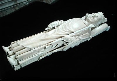 Grabfigur von Karl VI. (1368-1422) 1429 (Marmor) von Pierre de Thury