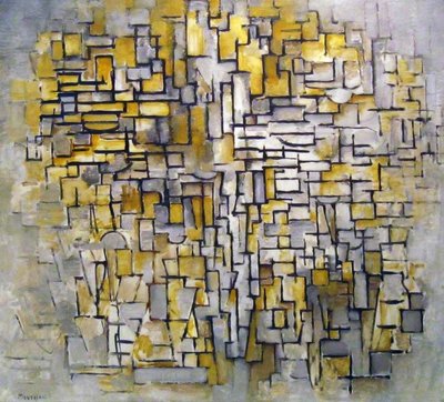 Komposition Nr. VII, 1913. von Piet Mondrian 1872 – 1944 von Piet Mondrian