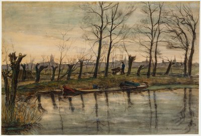 Bauer kehrt auf die Felder zurück, ca. 1900 von Piet Mondrian
