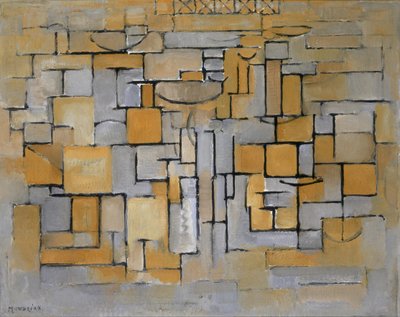 Gemälde Nr. II Komposition Nr. XV Komposition 4, 1913 von Piet Mondrian