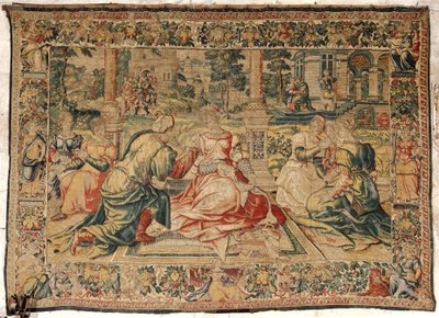 Mark Anton und Kleopatra Wandteppich von Pieter (attr. to) Coecke van Aelst