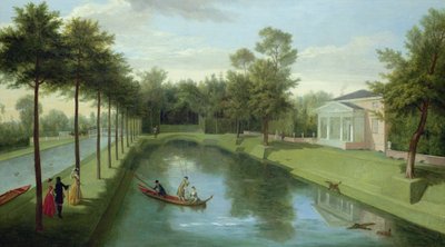 Die Wassergärten des Chiswick House von Pieter Andreas Rysbrack