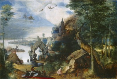 Versuchung des heiligen Antonius, ca. 1550-75 von Pieter Bruegel the Elder