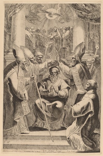Die Weihe eines Bischofs von Pieter Claesz Soutman, after Sir Peter Paul Rubens