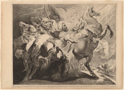 Die Niederlage von Sanherib von Pieter Claesz Soutman after Sir Peter Paul Rubens
