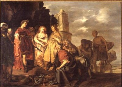 Die Enthaltsamkeit des Scipio, römischer General (237-183 v. Chr.) von Pieter Codde