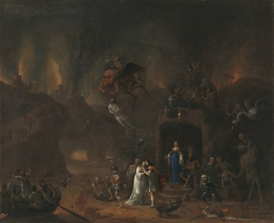 Orpheus und Eurydike in der Hölle von Pieter Fris