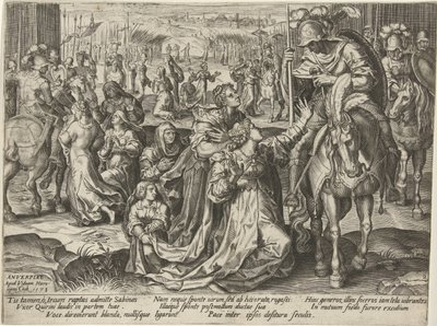 Versöhnung zwischen den Sabinern und den Römern (Serie: Darstellungen aus der römischen Geschichte) von Pieter Jalhea Furnius