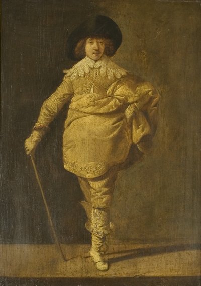 Ein stehender Kavalier von Pieter Jansz. Quast