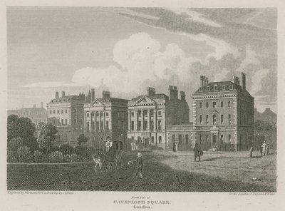 Nordseite des Cavendish Square, London von Pieter Jansz. Quast