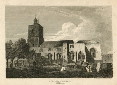 Stepney Kirche, London von Pieter Jansz. Quast