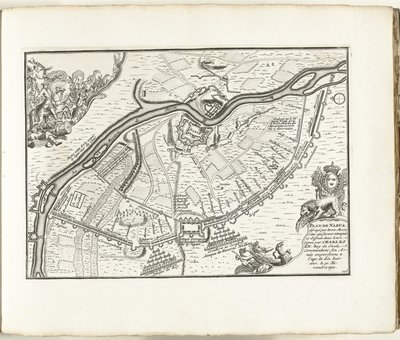 Die Belagerung von Narva im Jahr 1700, 1702-1703 von Pieter Mortier