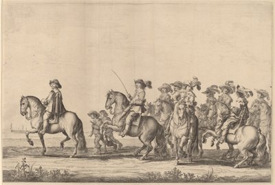 Einzug von Marie de Medici in Amsterdam [Tafel 2 von 6] von Pieter Nolpe