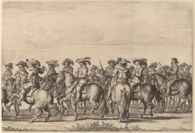 Einzug von Marie de Medici in Amsterdam [Tafel 4 von 6] von Pieter Nolpe