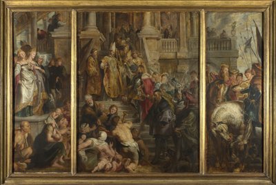 Skizze für das Hochaltarbild, St. Bavo, Gent, 1612 von Peter Paul Rubens