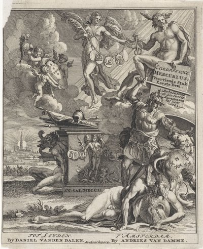 Titelblatt für: Europische Mercurius, 14. Stück, 1. Teil, 1703 von Pieter Sluyter