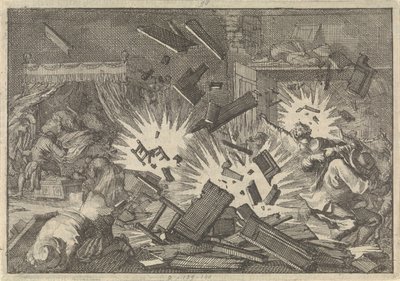 Die Belagerung von Riga durch die russische Armee unter Zar Alexei Michailowitsch im Jahr 1656, 1698 von Pieter Van der Aa