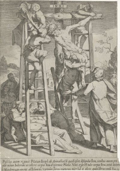 Kreuzabnahme von Pieter de Jode (I)