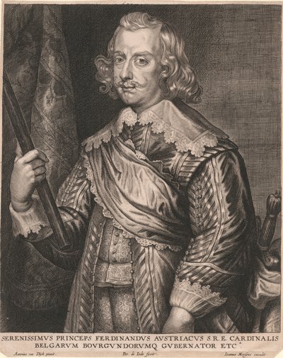 Serenissimus Princeps Ferdinandus Austriacus S.R.E. Cardinalis Belgarum Bourgundorumq Gubernator etc. von Pieter de Jode