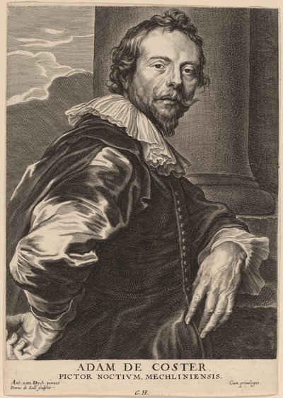 Adam de Coster von Pieter de Jode II after Sir Anthony van Dyck