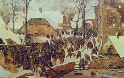 Die Anbetung der Könige im Schnee von Pieter the Elder Bruegel
