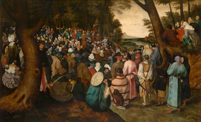 Johannes der Täufer predigt von Pieter the Younger Brueghel