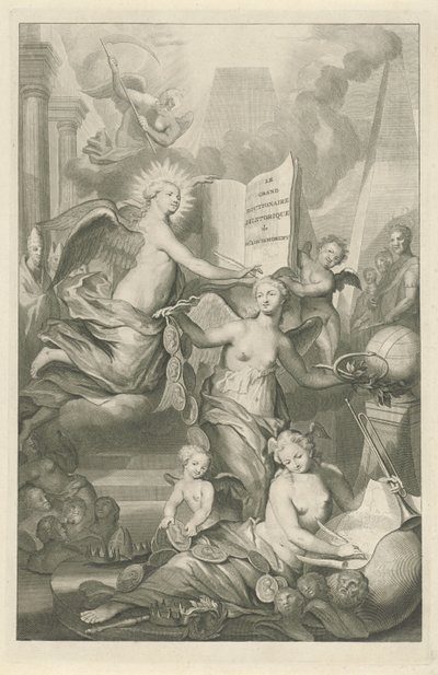 Ruhm, Ewigkeit und Schreibkunst von Pieter van Gunst