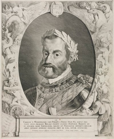 Porträt von Kaiser Karl V. von Pieter van Sompel