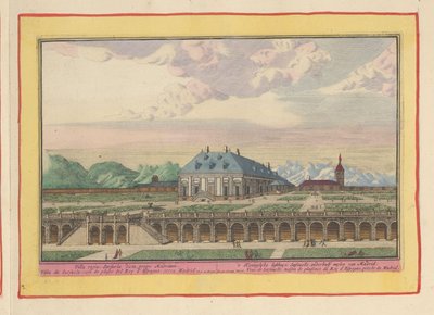 Jagdschloss Zarzuela außerhalb von Madrid von Pieter van den Berge