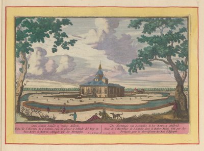 Kirche des Heiligen Antonius in den Gärten des Palacio del Buen Retiro in Madrid von Pieter van den Berge