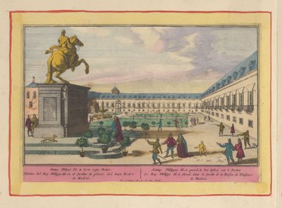 Reiterstandbild von Philipp II. in Madrid von Pieter van den Berge