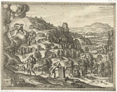Gott segnet Jakob und nennt ihn Israel von Pieter van der Borcht (I)