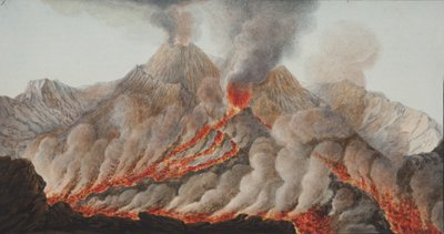 Tafel X aus Campi Phlegraei: Beobachtungen der Vulkane der beiden Sizilien von William Hamilton, 1776 von Pietro Fabris