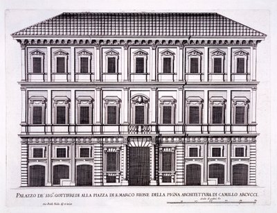 Palazzo Grazioli, Piazza San Marco, Rom, aus 