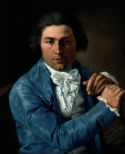 Porträt des Architekten Giuseppe Valadier, ca. 1795 von Pietro Labruzzi