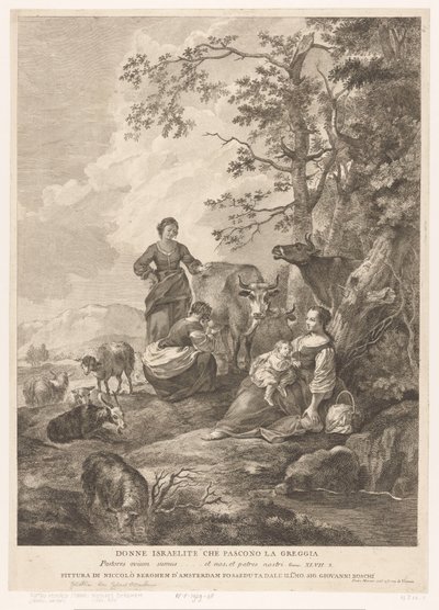 Israelitische Frauen hüten die Herde von Pietro Monaco