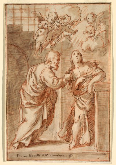 St. Peter und St. Agatha, 1603–47 von Pietro Novelli