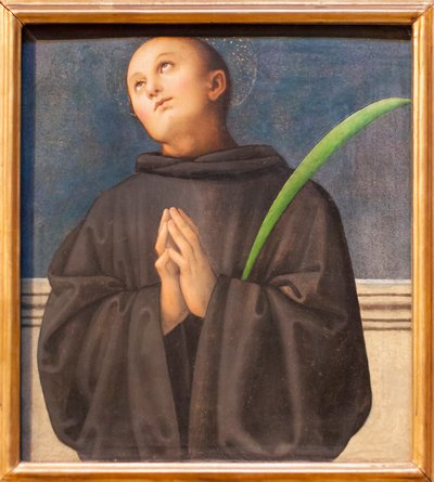St. Placidus von Pietro Perugino