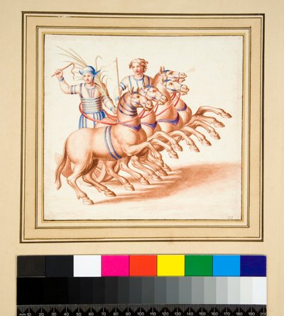 Zwei Wagenlenker von Pietro Santi Bartoli