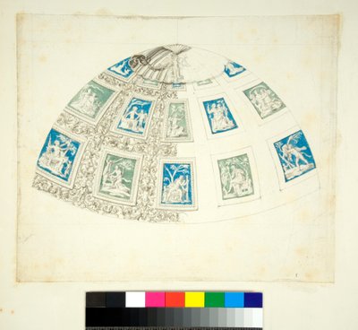 Gewölbe der Villa Madama von Pietro Santi Bartoli