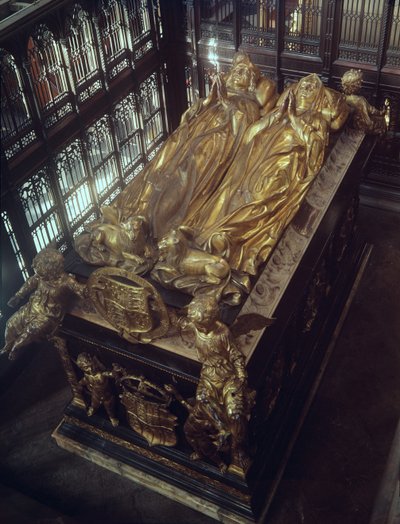 Grab von Heinrich VII. (1457-1509) und seiner Frau, Elizabeth von York, 1518 von Pietro Torrigiano