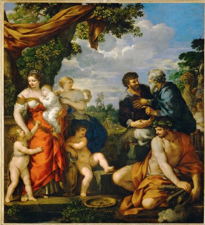Das Bündnis zwischen Jakob und Laban von Pietro da (1596-1669) Cortona
