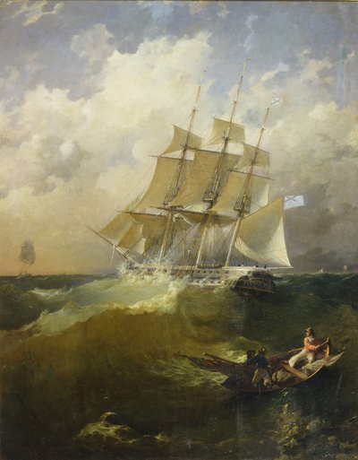 44-Kanonen-Fregatte Aurora, 1844 von Platon Timofeyevich Borispolets