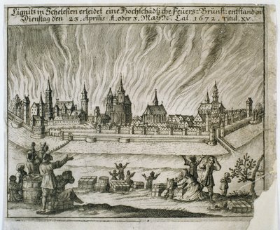 Legende vom Feuer der Zwei, 1672 von Polish School