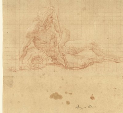 Liegender Flussgott von Pompeo Batoni