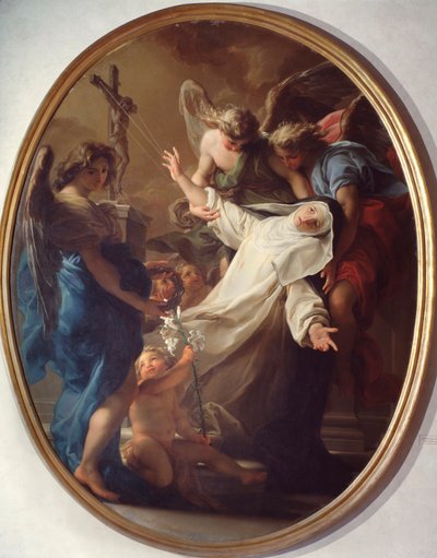 Ekstase der Heiligen Katharina von Siena von Pompeo Girolamo Batoni