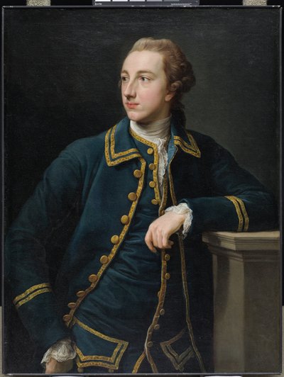 Porträt eines Mannes im grünen Anzug, ca. 1760 von Pompeo Girolamo Batoni