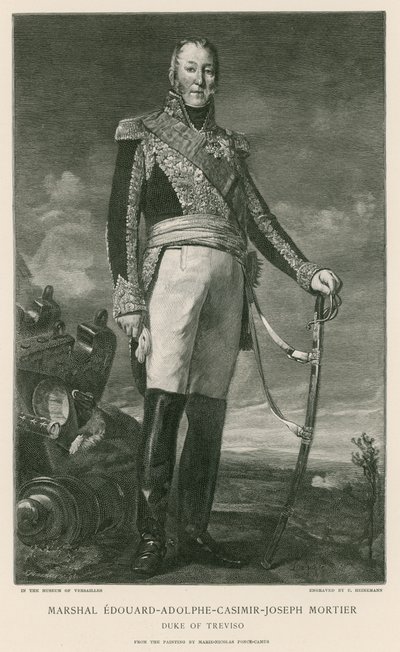 Marschall Edouard-Adolphe-Casimir-Joseph Mortier von Ponce Camus. Marie Nicholas